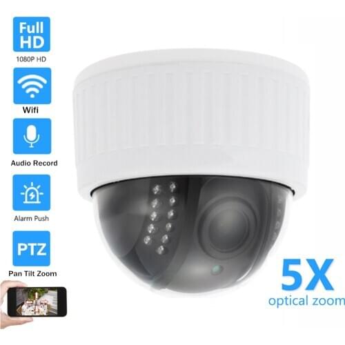 OwlCat HD 5MP Security CCTV Wifi Network Surveillance Wireless PTZ IP Camera 5x Optical Zoom Two Way Audio IR Mobile Phone View
