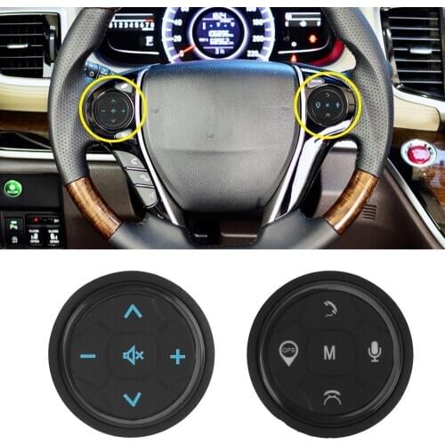 Wireless Car Steering Wheel Controller Music GPS Navigation Radio Remote Control Buttons Car Accessories 10 keys Universal