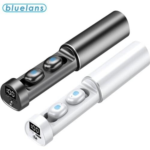 N21 Wireless Earphone with LED Power Display Flashlight Bluetooth V5.2 Bluetooth Touch Screen Earbuds Wireless Earphone Earbuds