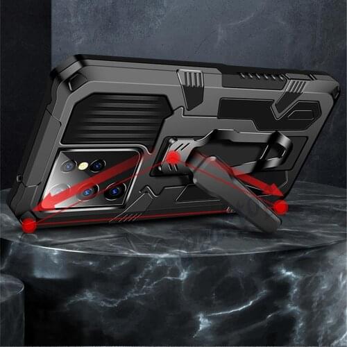 Magnet Case For Samsung Galaxy S21 Ultra Plus 5G M51 A12 S20FE Belt Clip Armor Cover For Samsung S21 A52 A32 A42 A72 A21S M31S