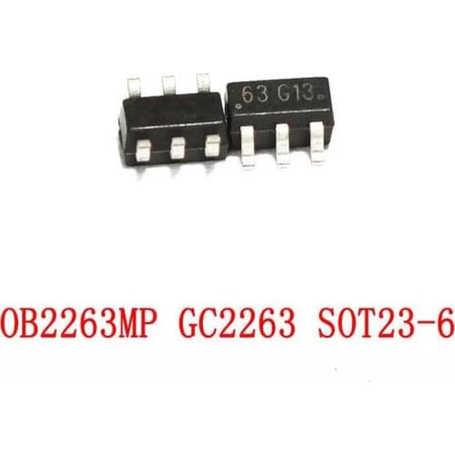 10PCS OB2263MP SOT23-6 OB2263 OB2263AMP SOT-23-6 SOT SMD new and original IC Chipset