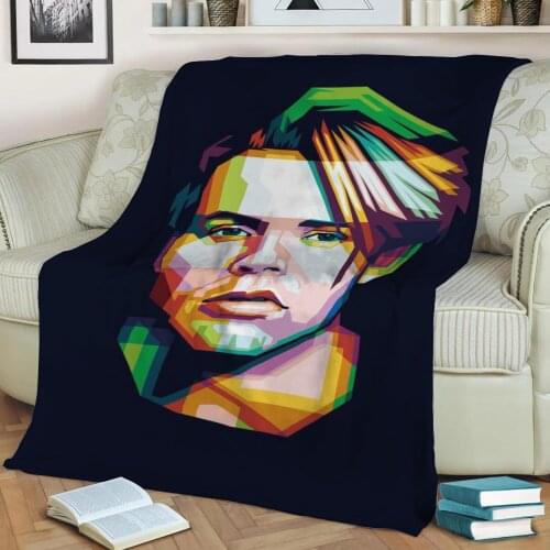 ASHTON IRWIN POPART 3D Print Plush Blanket Throw On Sofa Home Decor Soft Warmth Washable Nap Blanket Dropshipping