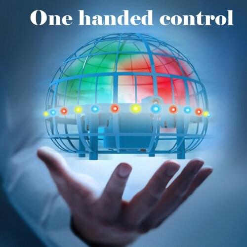 Flynova Pro Flying Ball Mini Helicopter UFO Spinner RGB Lights Aircraft Hand Induction Operated Dron Gift Adults Toys for Kids