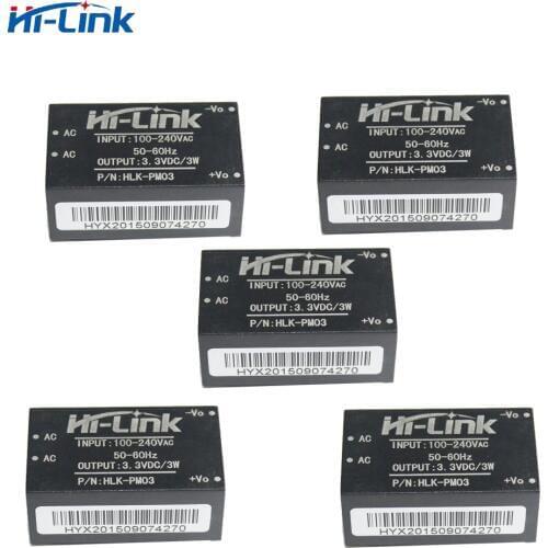 Q17332-5 Hi-link HLK-PM03 AC-DC 220V to 3.3V Step Down Buck Isolated Power Supply Module Intelligent Household Switch Converter