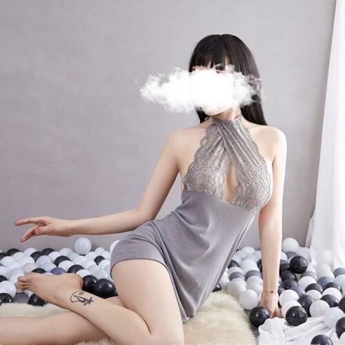 Jimiko Secretary Uniform Erotic Dress Sexy Lingerie Womens Lace Backless Nightdress Club Mini Skirt Porn Underwear Plus Size 3XL