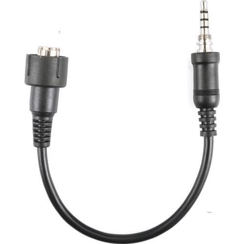 Mini Din Plug Headset Connector Cable for YAESU Vertex VX-7R VX-7E VX-6R VX-6E VX-120 VX-177 VX-170 Radio Walkie Talkie