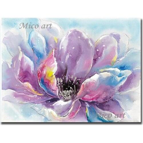 Unframed Bedroom Decor Wall Pictures Flower Oil Painting 100% Hand Painted High Quality Canvas Wall Art Free Shipping Artwork