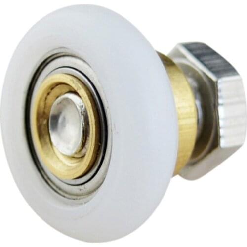 2pcs/lot 19/23/24.5/27mm Diameter sliding Shower Door Wheel Roller casters furniture castors Runners Wheels Replacement Wheel