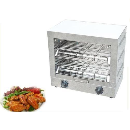 Commercial Two Plates Steam Oven Multifunction Meat Chicken Grill Machine/Electric Food Roaster Grill Vertical Furnace Oven