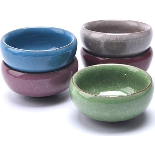 Cute Ice-Crack Glaze Flower Ceramics Succulent Planter Mini Pot Garden Flowerpot For Home Office Decor Plant Pot