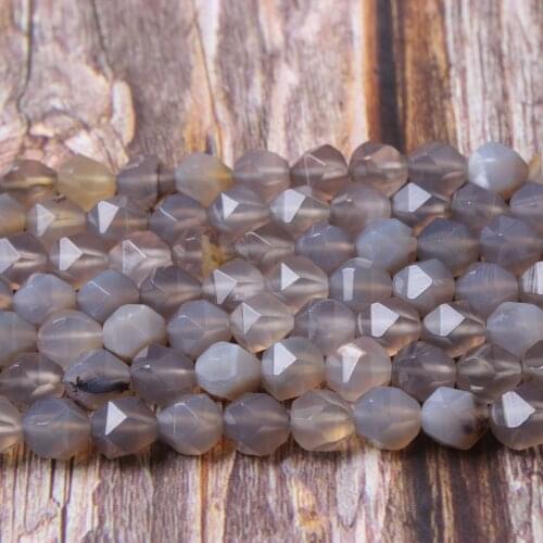 Lanli fashion jewelry natural gem universal cutting stone bead 8mm DIY bracelet necklace and accessories