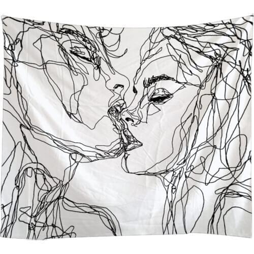 Abstract Painting 3D Printing Tapestry Wall Hanging Cloth Bed Spread Beach Towel Table Cloth House Decoration Living Room Deco