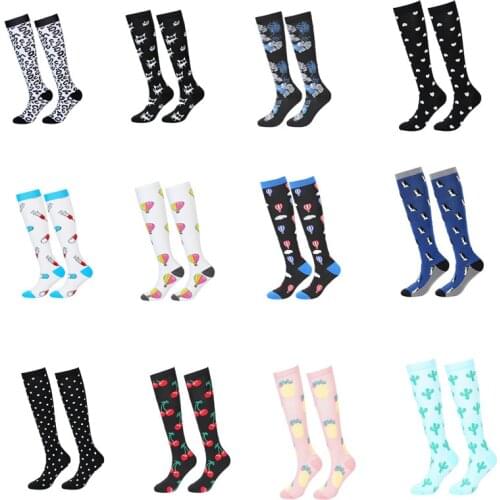 58 Styles Compression Socks New Knee High Medical Nursing Socks Women Men Calf Compression Socks Anti Fatigue Pressure Socks
