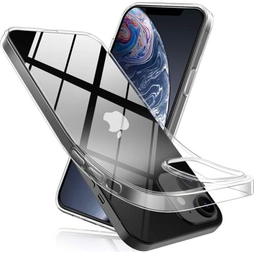 Clear Case For iPhone 12 Mini 11 Pro Max 11Pro 12Pro XS X XR SE 2020 7 8 Plus 6S 6 iPhone12 Soft TPU Silicone Cover Accessories