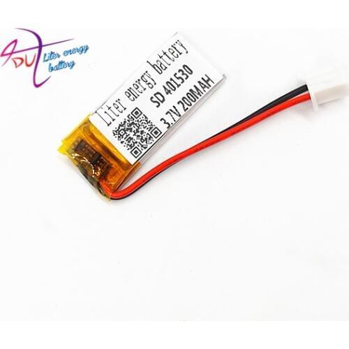 XHR-2P 2.54 200mAh 3.7V lithium polymer battery 401530 recording pen 431533 smart Wearable