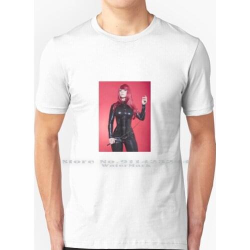 Strict Mistress Design / Strict Dominatrix Motif T Shirt 100% Pure Cotton Femdom Dominatrix Mistress Chastity Slave Pain
