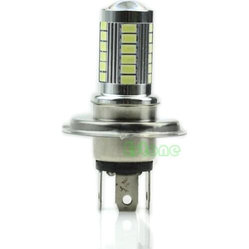 12V Super Bright H4 33-LED SMD White Car Fog Light Headlight Driving Lamp Bulb E7CA