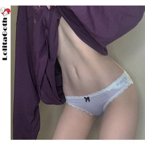 LolitaGoth Fashion High Quality Womens Panties Transparent Underwear Women Lace Soft Briefs Sexy Seamless Lingerie Intimates