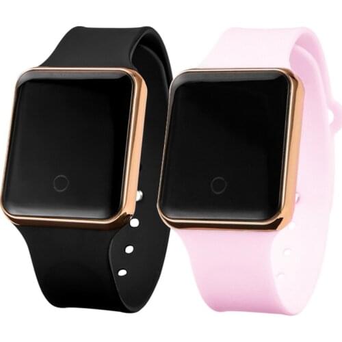 Women Digital Watch 2021 Luxury LED Mens Sport Wristwatch Electronic Clock Lover Watches Silicone Bracelet Saat Zegarek Damski