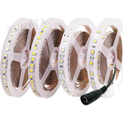 1m 2m 3m 4m 5m LED Strip 4040 SMD With DC Connector 120LEDs/m Super bright FlexUnder Cabinet Kitchen LED Tape light Warm white