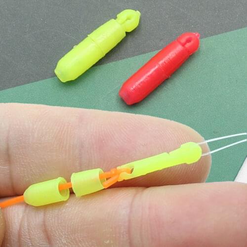 10PCS Pole Elastic Connectors, Size L S Carp Coarse Match Method Feeder Fishing Tackle Tool