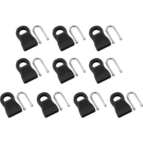 10pcs Durable Removable Clothing Coat Multi-purpose Accessories Devices Suit Clothing Jacket Zipper Puller Detachable Zipper