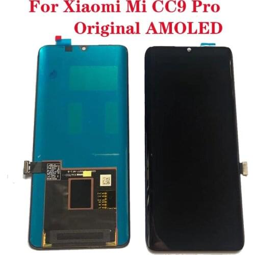 100% Original AMOLED Display For Xiaomi Mi CC9 Pro LCD Display Touch Panel Screen Digitizer Assembly Repair kit