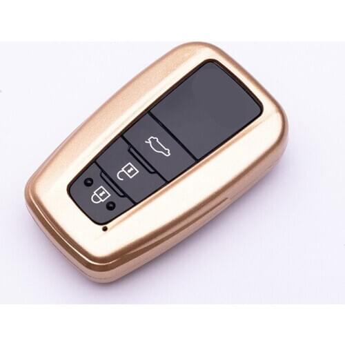 Car Key Cover Case Keychain Ring Case Shell For Toyota Corolla Camry Prius Prado For Rav4 CHR 2018 Auto Car Sytling Protection