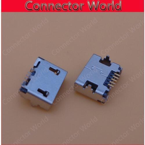 5-100pcs Micro USB 5P,5-pin Mini Jack,5Pins Connector Tail Charging port socket female For Millet Letv Square mouth ox horn