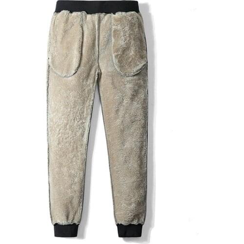 7XL Men Sweatpants Winter Warm Fleece Pants Harem Trousers Plus Size Cotton Pants Casual Sport Trousers Joggers Men Pencil Pants