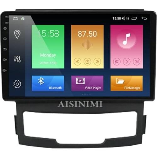 AISINIMI Android 10 Car Dvd Player navigation For SsangYong Korando Actyon 2011 radio Car Audio Gps Multimedia Stereo Monitor