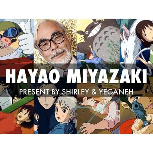 Hayao Miyazaki Anime Cartoon Poster Classic Retro Vintage Kraft Canvas DIY Wall Sticker Home Bar Posters Decoration Gift