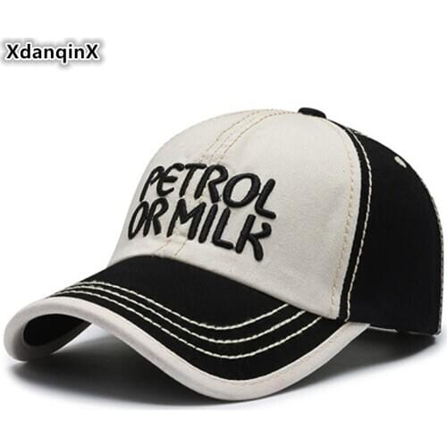 XdanqinX 2020 New Cotton Baseball Caps For Men Women Womens Embroidery Sports Cap Adjustable Size Mens Hip Hop Hats Couple Hat