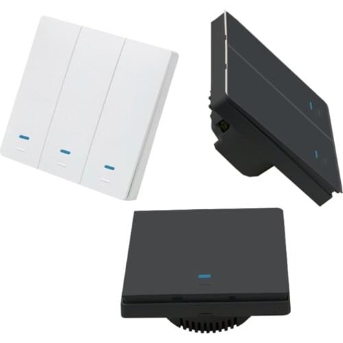 Surface-type Rocker EU UK Standard Switch Tuya Smart Life APP WiFi Remote Control Switches Compatible Alexa Google Home