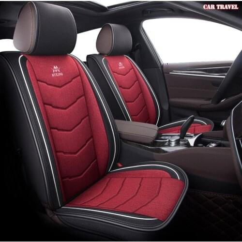 CAR TRAVEL flax car seat covers For Skoda Octavia 2 a7 a5 a3 Fabia Superb 2 3 Rapid Yeti super auto accessories seat cover cars