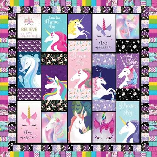 Cartoon Unicorn 3D Printing Kids Blankets For To My Daughter/son Quilts Winter Warm For Child Blanket Christmas Gift Blanket