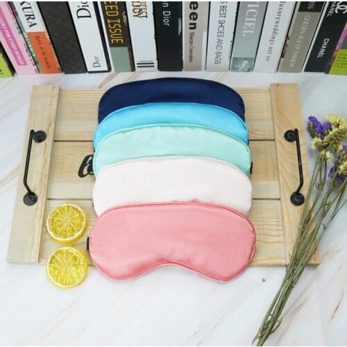 Eyemask Adjustable Silk Satin Travel Sleep Eye Mask