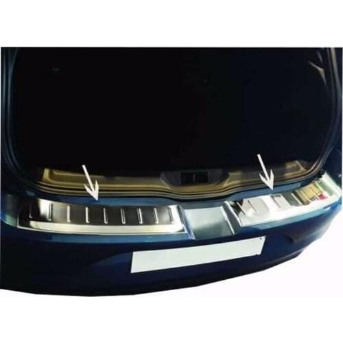 For Renault Megane IV HB Chrome Rear Bumper Sill After 2017 Stainless Steel Chromium Styling Accessories Modified Car Designed