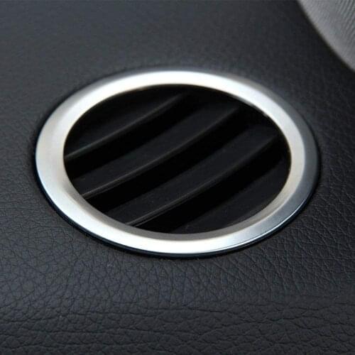 Carbon ABS Air Conditioning Outlet Vent Accessory Frame Cover Trim Stickers For Mercedes Benz GLK X204 ML W124 GL X164