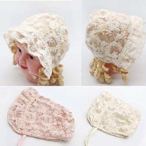 Summer Lace Flower Sun Hat Toddlers Newborn Baby Girls Boy Kids Spring Soft Bonnet Photography Props For Baby Accessories