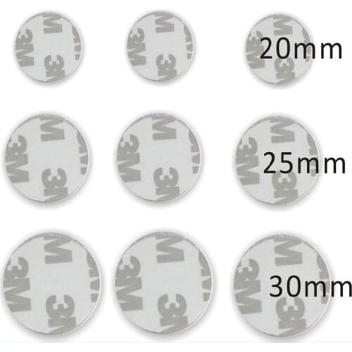 100 pcs 125khz/13.56MHZ RFID Tags 25mm Stickers EM/TK4100 waterproof 3M Label Proximity Smart Read-only Card for Access Control