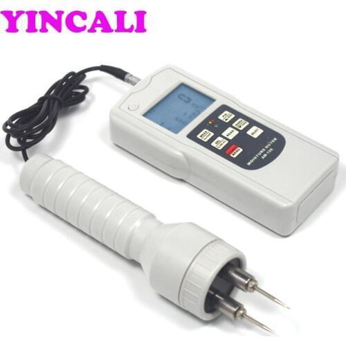Multifunctional Wood Moisture Meter Tester AM-128PS Multiple Measurement Codes Two Measurement Modes Search Type and Pin Type