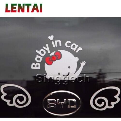 LENTAI For BMW e46 e39 e90 e60 e36 f30 f10 e30 Mini cooper Chevrolet cruze captiva aveo NEW 1PC Car Stickers Baby In Car Styling