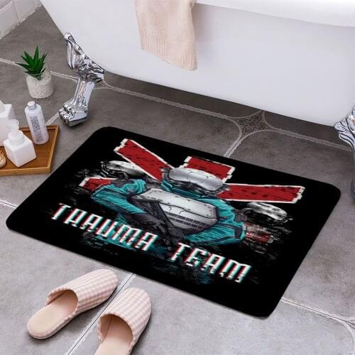 Trauma Team Platinum 3D Print Doormats Rectangle Non-Slip DoorMat Bedroom Kitchen Entrance Print Door rugs Dropshipping