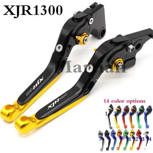 Motorcycle Adjustable Folding Extendable Brake Clutch Lever For YAMAHA XJR 1300 XJR1300 1995-2003 1996 1997 1998 1999 2000 2001