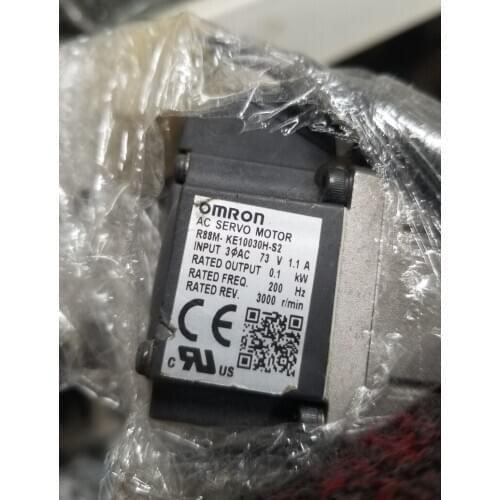R88M-KE10030H-S2 servo motor , used in good condition . 85% appearance new , good working , free shipping