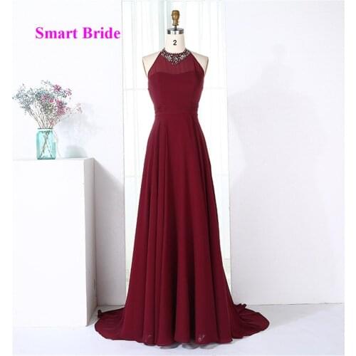 Smart Bride Womens Evening Chiffon Dresses