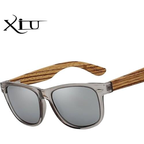 XIU wood sunglasses men women polarized rivet square sun glasses brand designer real wood temple sunglasses vintage glasses