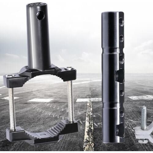 Universal Mount Bracket For Motorcycle Bumper Modified Headlight Stand Spotlight Extension Pole Frame Support Extension Bracket