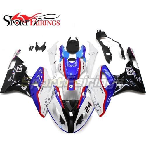 Injection ABS Complete Fairings For BMW S1000RR S1000 RR 15 16 Year 2015 - 2016 Motorcycle Fairing Kits White Blue 24 Carene